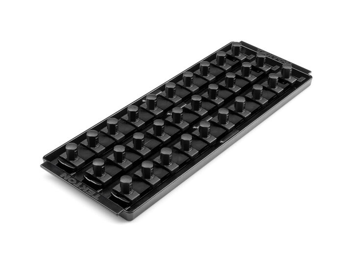 Tekton 1/2 Inch Drive 3-Rail Socket Organizer Set, Black (30-Tool), large image number 1