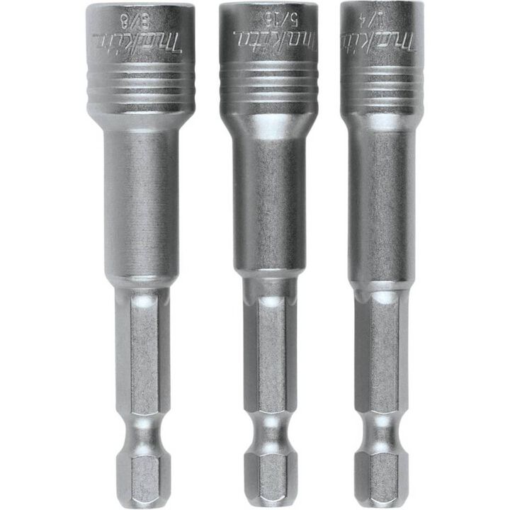 Makita Impact XPS 2-9/16 Inch Magnetic Nutsetter Set, 3 Pieces
