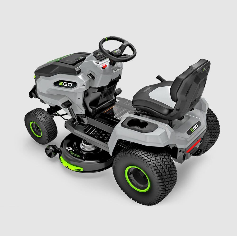 EGO 42in Lawn Tractor with 6Ah Battery 6pk, Turbo Charger & Adapter Kit, large image number 12