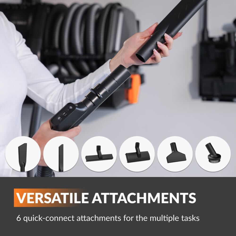 Giraffe Tools 32 Cfm Corded Retractable Vacuum Cleaner with Remote Control, large image number 6