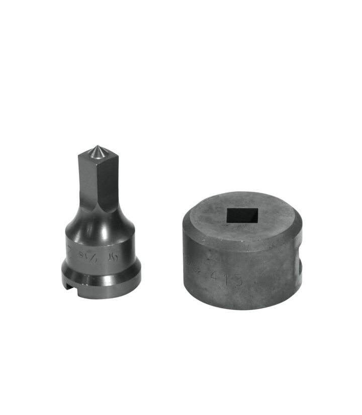 Edwards 7/16 Inch Punch x 15/32 Inch Die Square Punch & Die Set, large image number 1