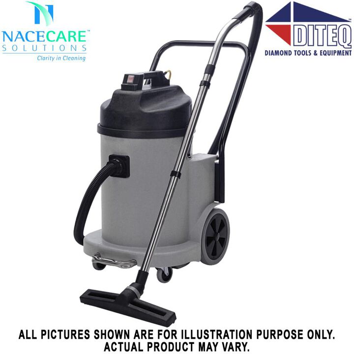 Diteq Nacecare 12 Gallon Dual Motor Fine Dust Dry Vacuum