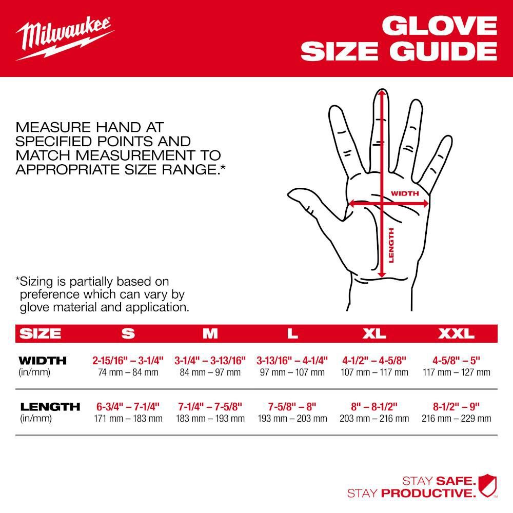 Milwaukee Cut Level 2 High-Dexterity Nitrile Dipped Gloves - L, large image number 3
