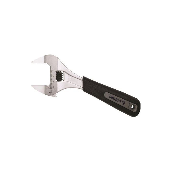 Wright Tool 6 in Adjustable Wrench with Slim Jaw, Extra Wide Capacity