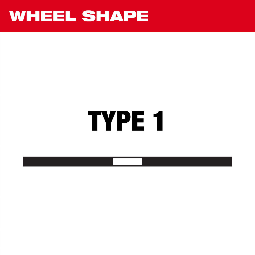 Milwaukee 14 Inch x 7/64 Inch x 1 Inch Performance+ Metal Cut Off Wheel Type 1, large image number 3