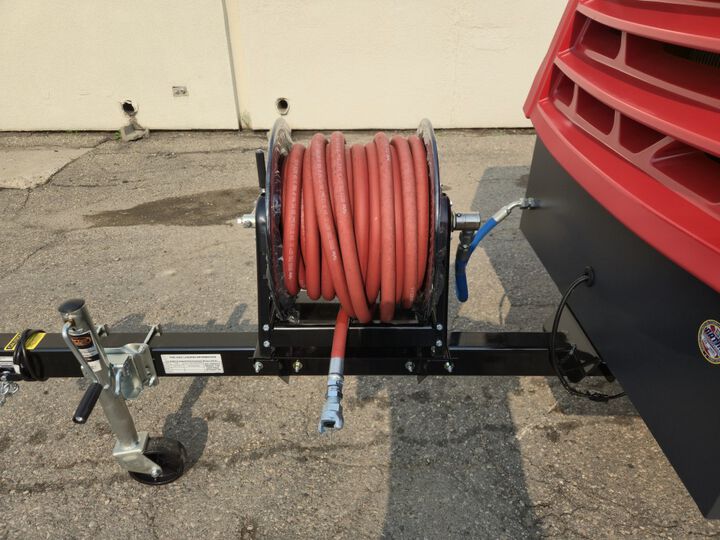 Chicago Pneumatic CPS185-100 100 PSI 185 CFM Towable Compressor with Hose Reel, large image number 12