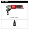 Milwaukee M12 Nibbler 16 Gauge (Bare Tool) Die & Die Holder Extension & Punch Bundle, small image number 2