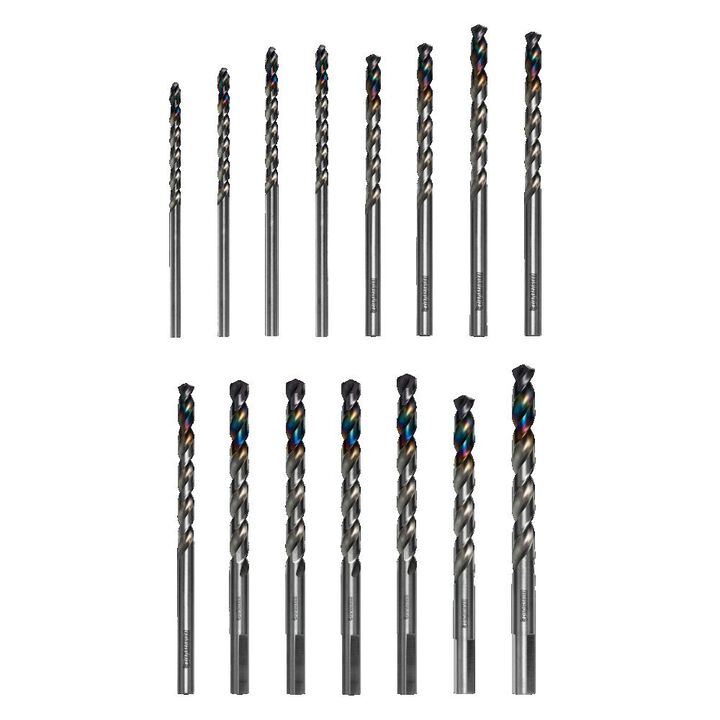 Diablo Tools Metal Demon Drill Bits Set for Mild, Hardened and Stainless, 15 Piece