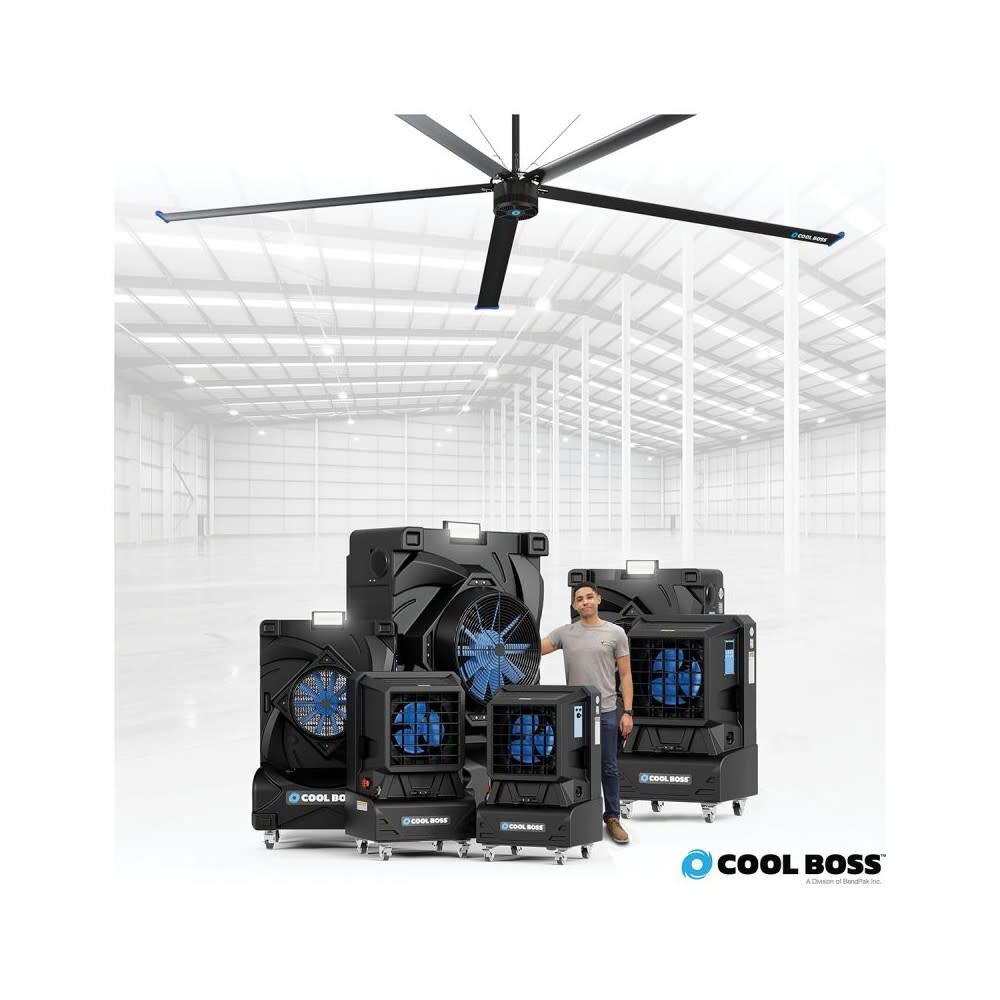 Cool Boss 20 ft 208-230VAC 5A 50/60Hz Industrial Overhead Fan, large image number 8