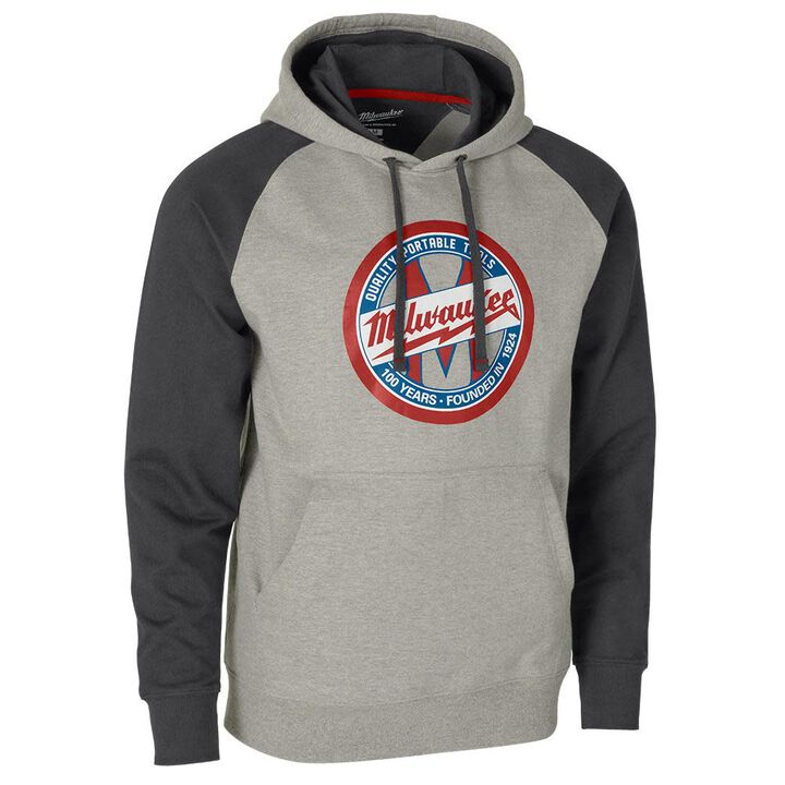 Milwaukee 1924 Work Hoodie Gray - XL