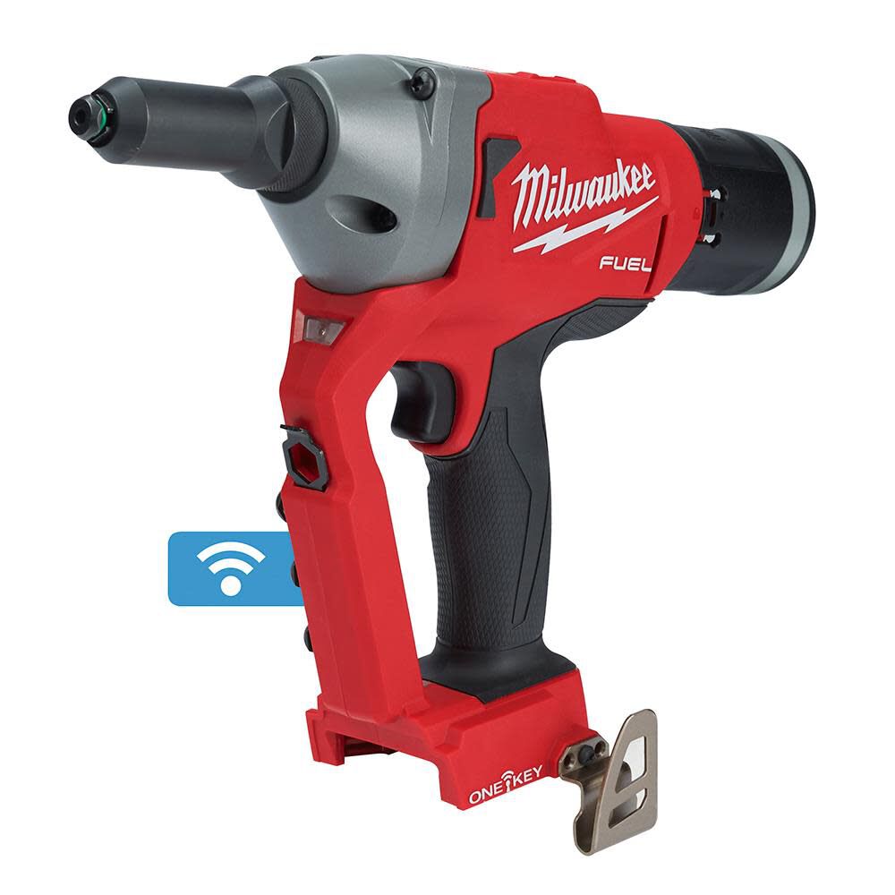 Milwaukee M18 FUEL 1/4inch Blind Rivet Tool with ONE KEY Reconditioned (Bare Tool), large image number 9