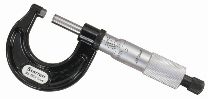 Starrett No. 436 Series Outside Micrometers 0-1in Range