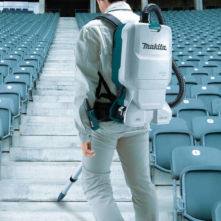 Makita 18V X2 (36V) LXT 1.6 Gallon HEPA Backpack Dry Vacuum Kit, large image number 3