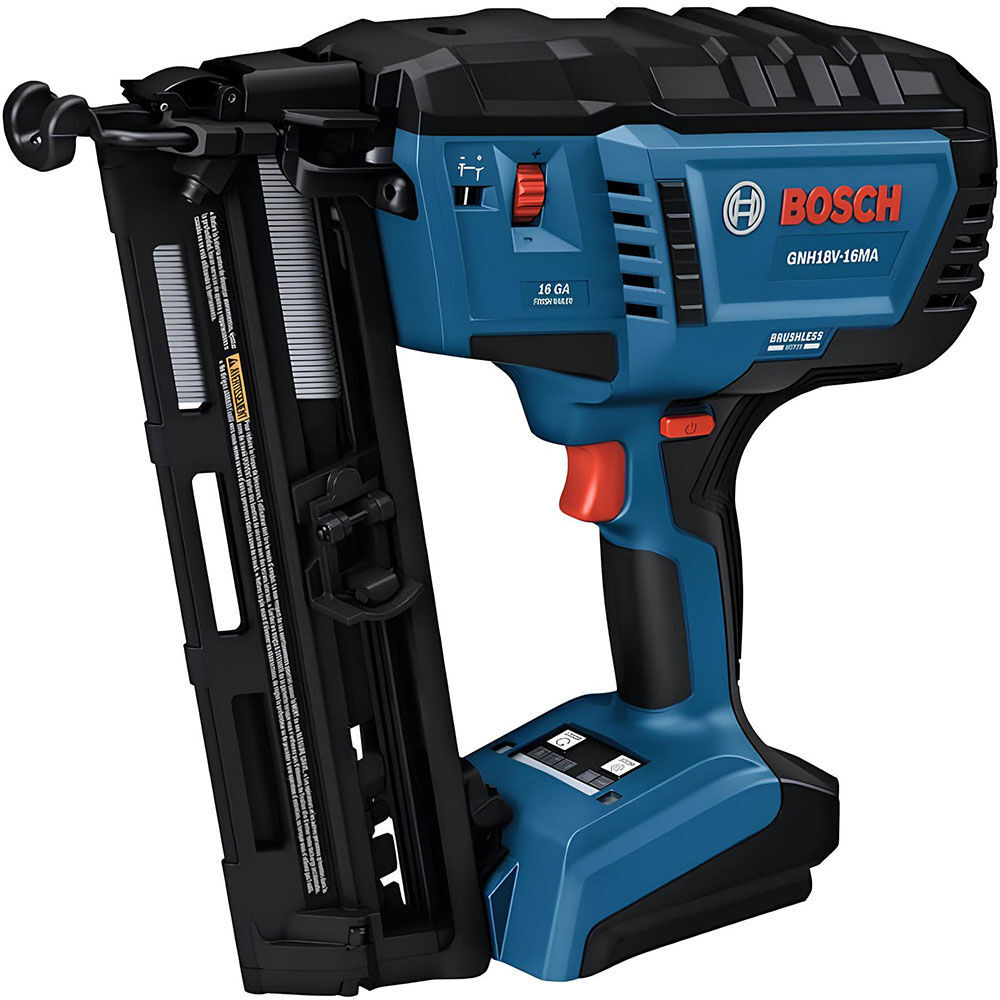 Bosch 18V Brushless 16 Gauge Angled Finish Nailer (Bare Tool), large image number 1