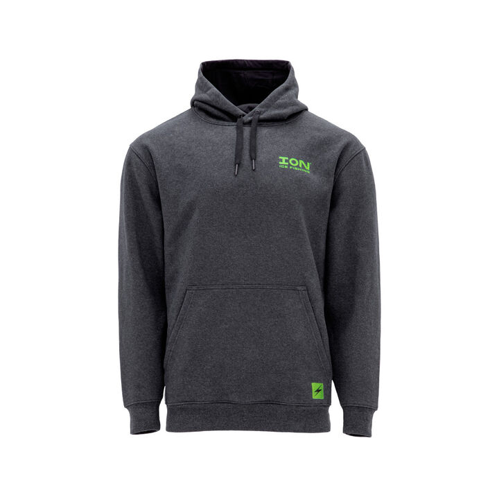 Ion Bolt Hoodie, Unisex, Dark Gray, Large