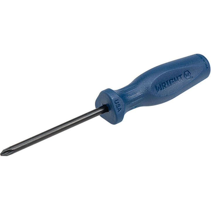 Wright Tool #1 Tip Ergonomic Design Phillips Screwdriver 7in Length