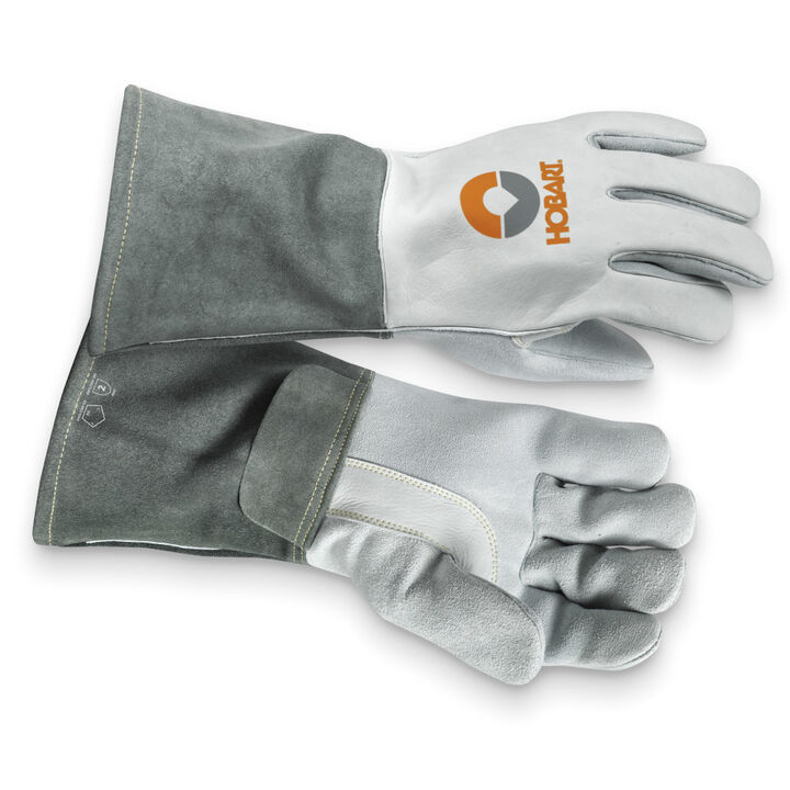 Hobart Stick Welding Gloves, Gray, Large