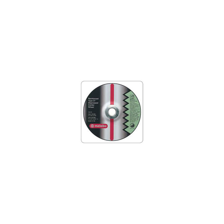 Metabo Type 27 Depressed Center Cutting Wheel 4-1/2 x 3/32 x 7/8 in