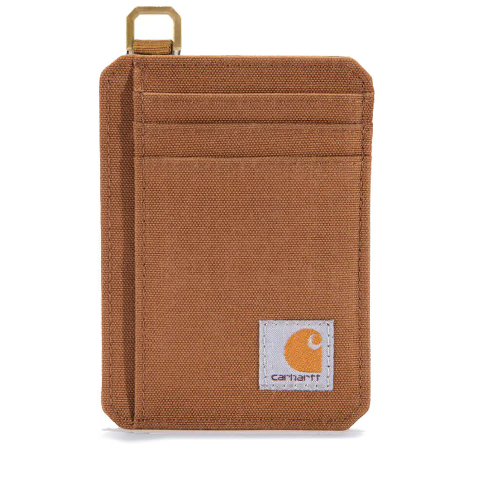 Carhartt Nylon Duck Front Pocket Wallet, One Size, Carhartt Brown, large image number 1