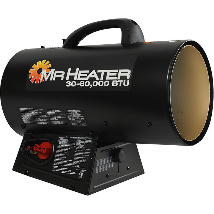 Mr Heater 60000 BTU Quiet Burner Technology Forced Air Propane Heater