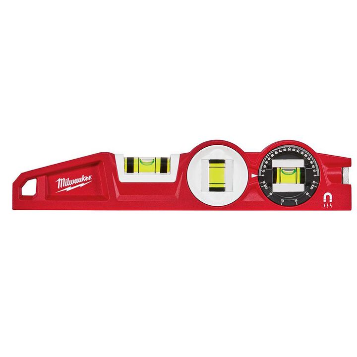 Milwaukee 10 in. Die Cast Torpedo Level with 360 Degree Locking Vial