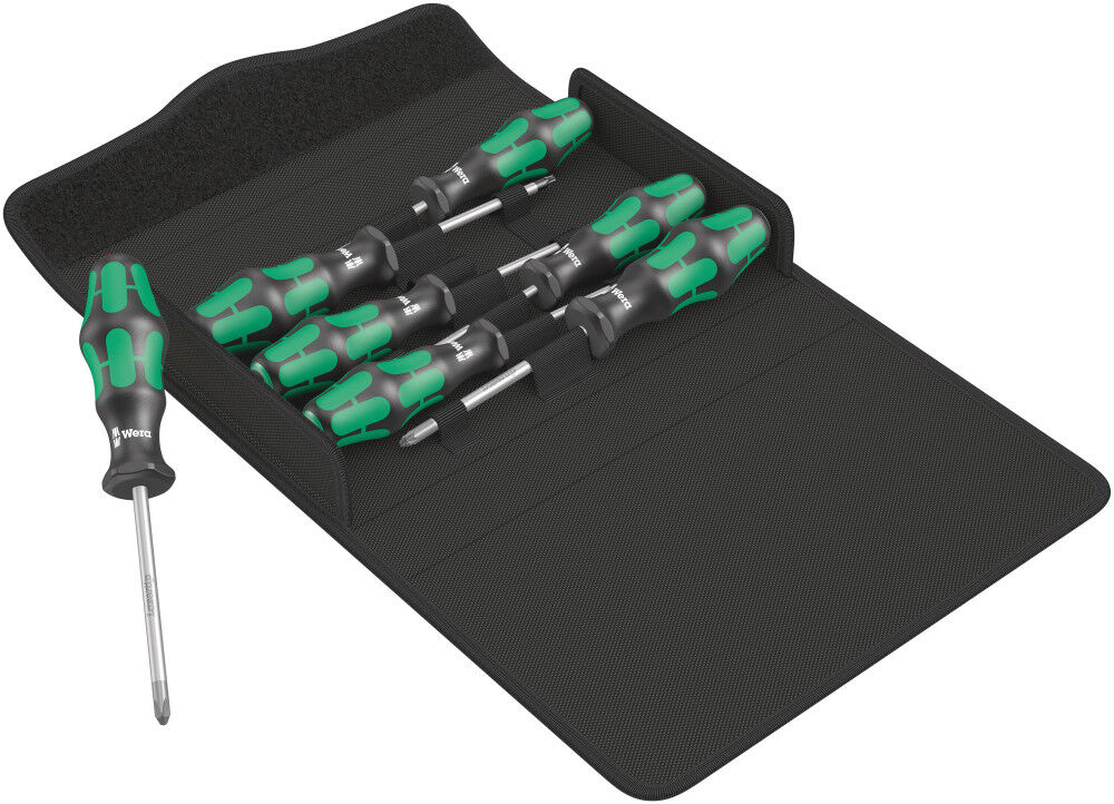 Wera Tools 7pc Kraftform Plus 300/7 Set 1 Lasertip Screwdriver Set, large image number 1