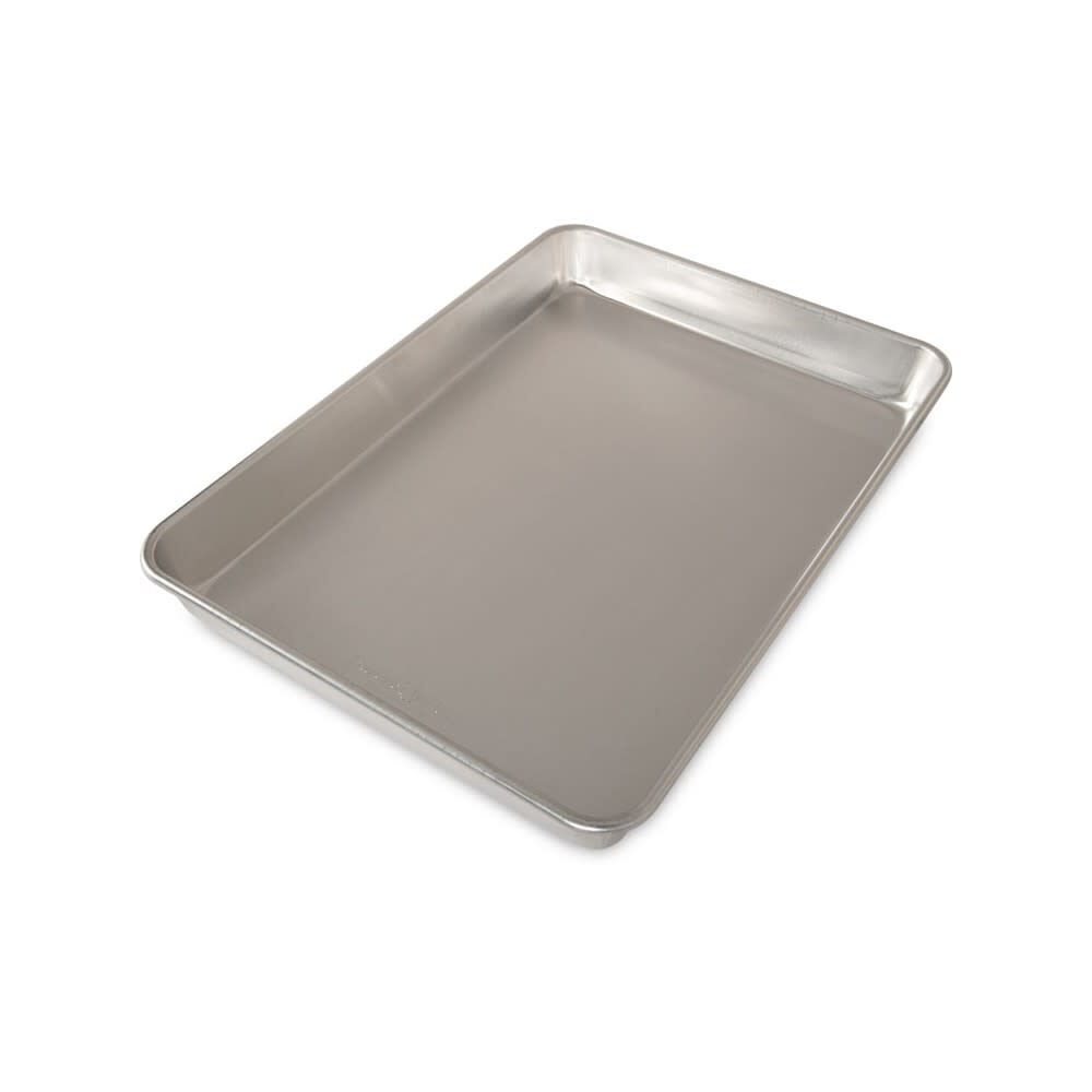 Nordic Ware Naturals 12.4 Inch x 17.3 Inch High Sided Sheetcake Pan Silver, large image number 1