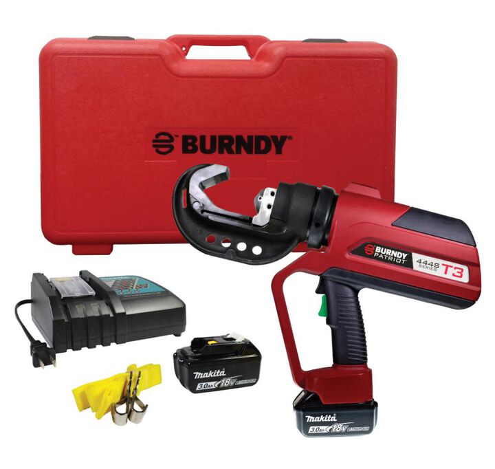 Burndy PATRIOT T3 11-Ton Dieless Battery Crimper Kit C-Head