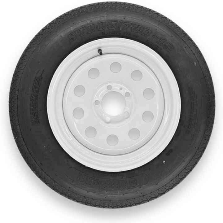 Rubbermaster Tire F78-15 6P TL & MTD 15 x 6 5 on 4.5 MODULAR