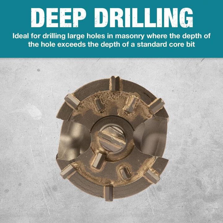 Makita 2 1/8in x 24in SDS MAX Tunnel Bit, large image number 7