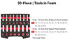 Tekton 1/2 Inch Shallow and Deep 6 Point Sockets, Drawer, 10 - 24 mm, 30 Pieces, small image number 3