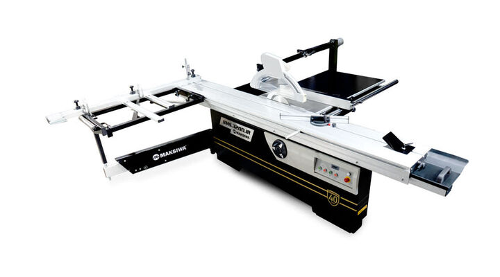 Maksiwa International Sliding Panel Saw 5HP with Tilting Blade & Scoring Blade