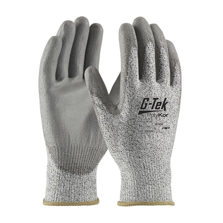 Protective Industrial Products Gloves Salt & Pepper Seamless Knit G-Tek PolyKor Blended 2X 12 Pairs