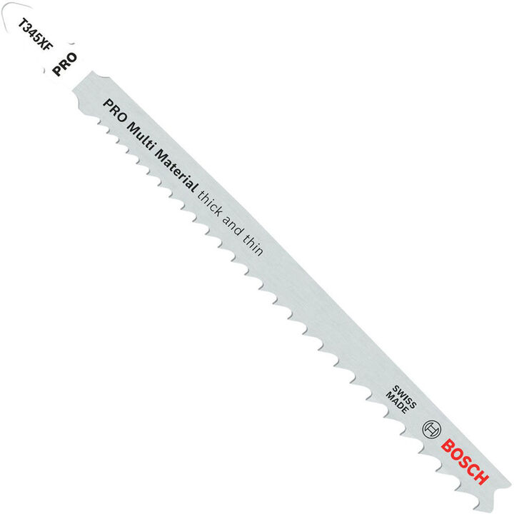 Bosch 5-1/4 Inch 5-10P TPI Progressor for Wood with Nails T-Shank Jig Saw Blades 5 Piece