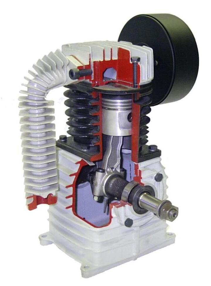 Rolair 6.5 HP Honda 13.8 CFM@90PSI 9 Gall Twin Tank Compressor, large image number 2