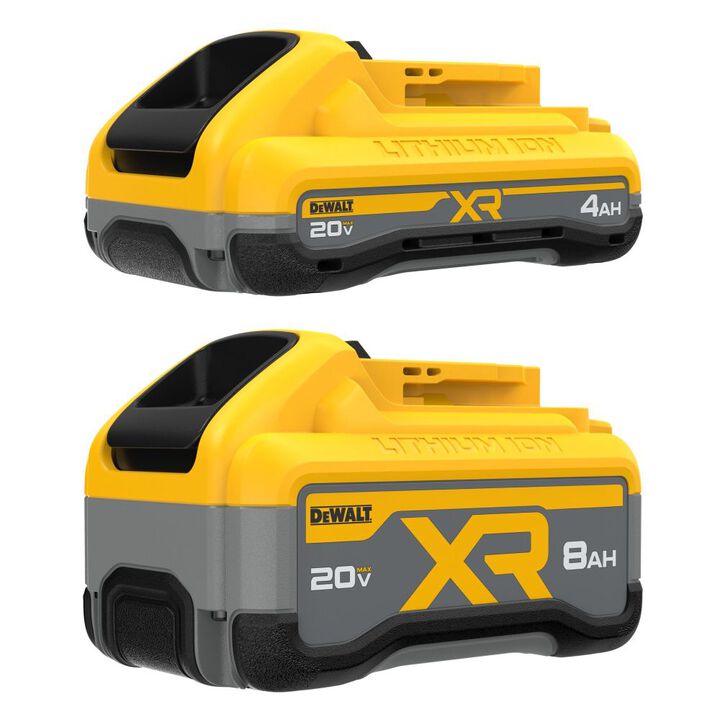 DEWALT 20V MAX XR POWERPACK 4 Ah and 8 Ah Batteries
