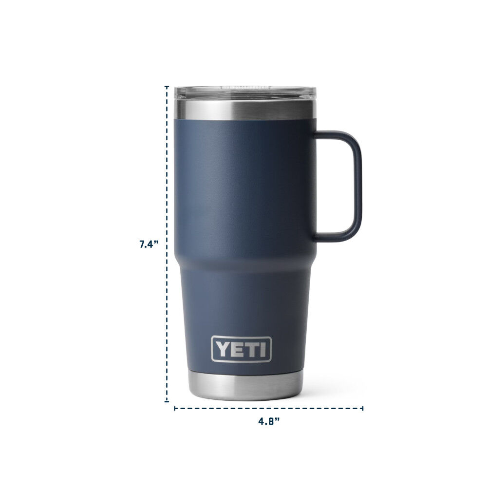 YETI Rambler 20 Oz Travel Mug with Stronghold Lid Rescue Red, large image number 6