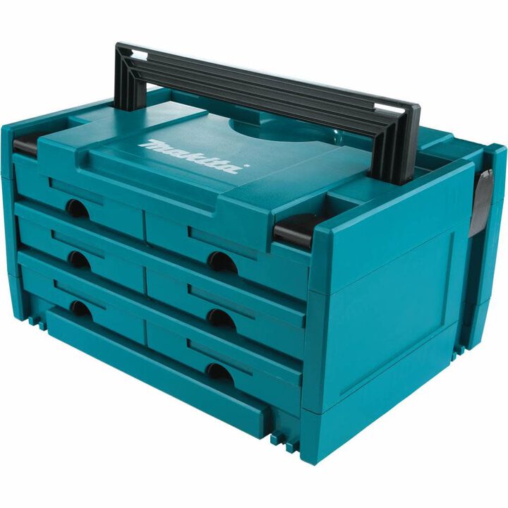 Makita MAKPAC 6 Drawer Interlocking Case 8 1/2in x 15 1/2in x 11 5/8in