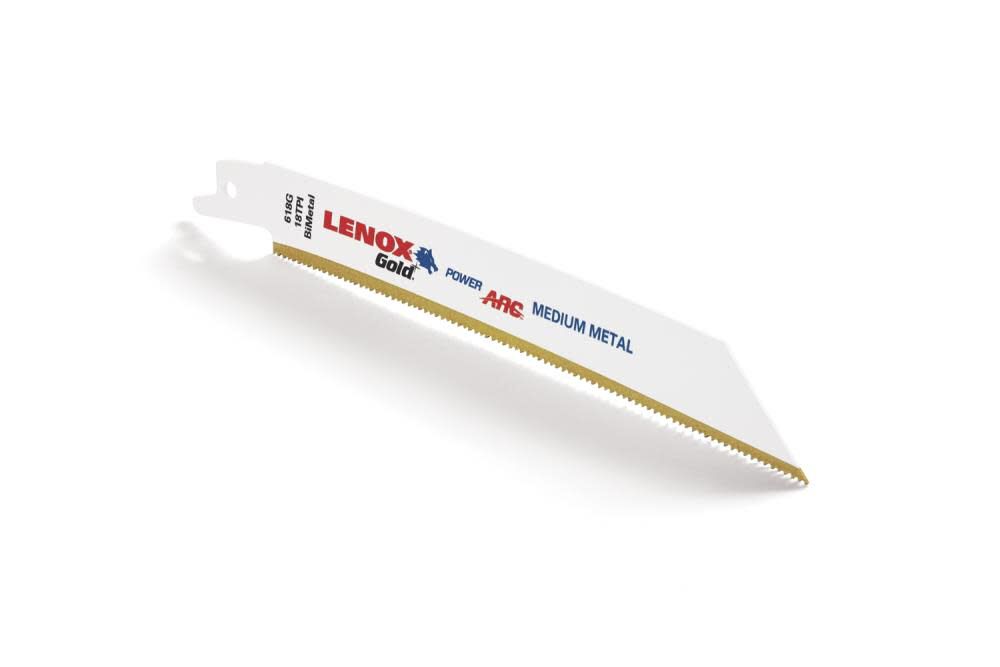 Lenox 5-Pack 6-in 18-TPI Bi-Metal Reciprocating Saw Blades, large image number 2