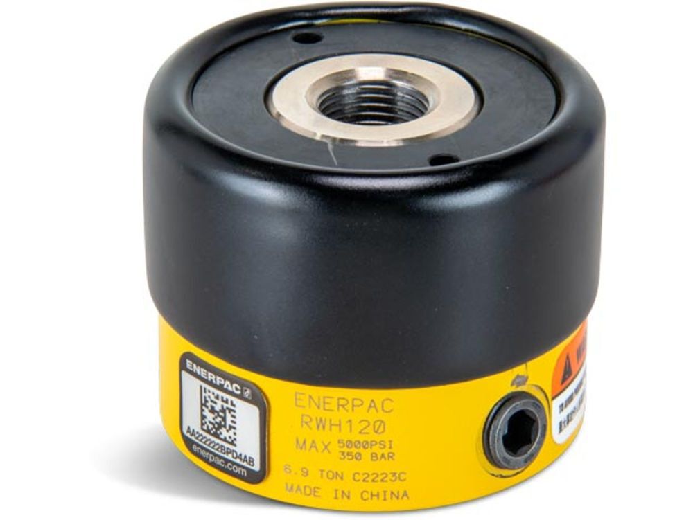 Enerpac RWH120 13800 Lbs Hollow Plunger Hydraulic Cylinder 0.32 Inch, large image number 1