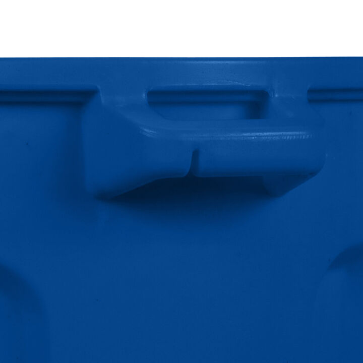 Toter 20 Gallon Round Trash Can with Lift Handle Blue, large image number 1