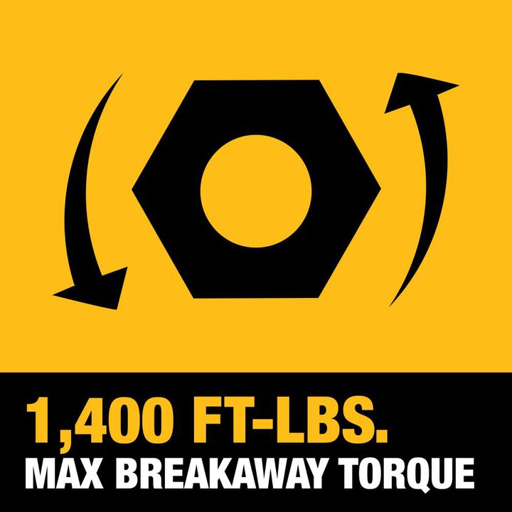 DEWALT 20V MAX XR 1/2in Impact Wrench with Hog Ring Anvil (Bare Tool), large image number 8