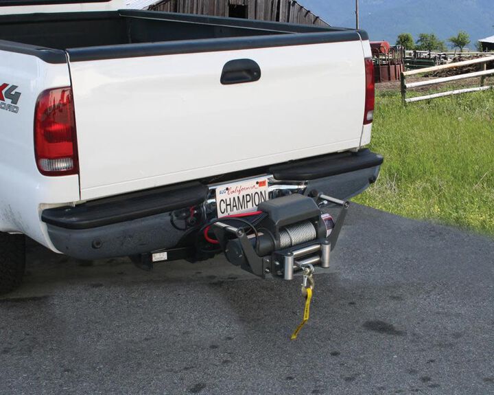 Champion Power Equipment 10000-Lb Truck/SUV Winch Kit with Speed Mount and Remote Control, large image number 2