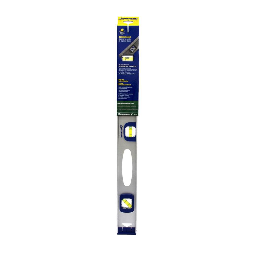 Swanson Tool 24 inch Top Read Level with Ruled Edge Aluminum, large image number 4