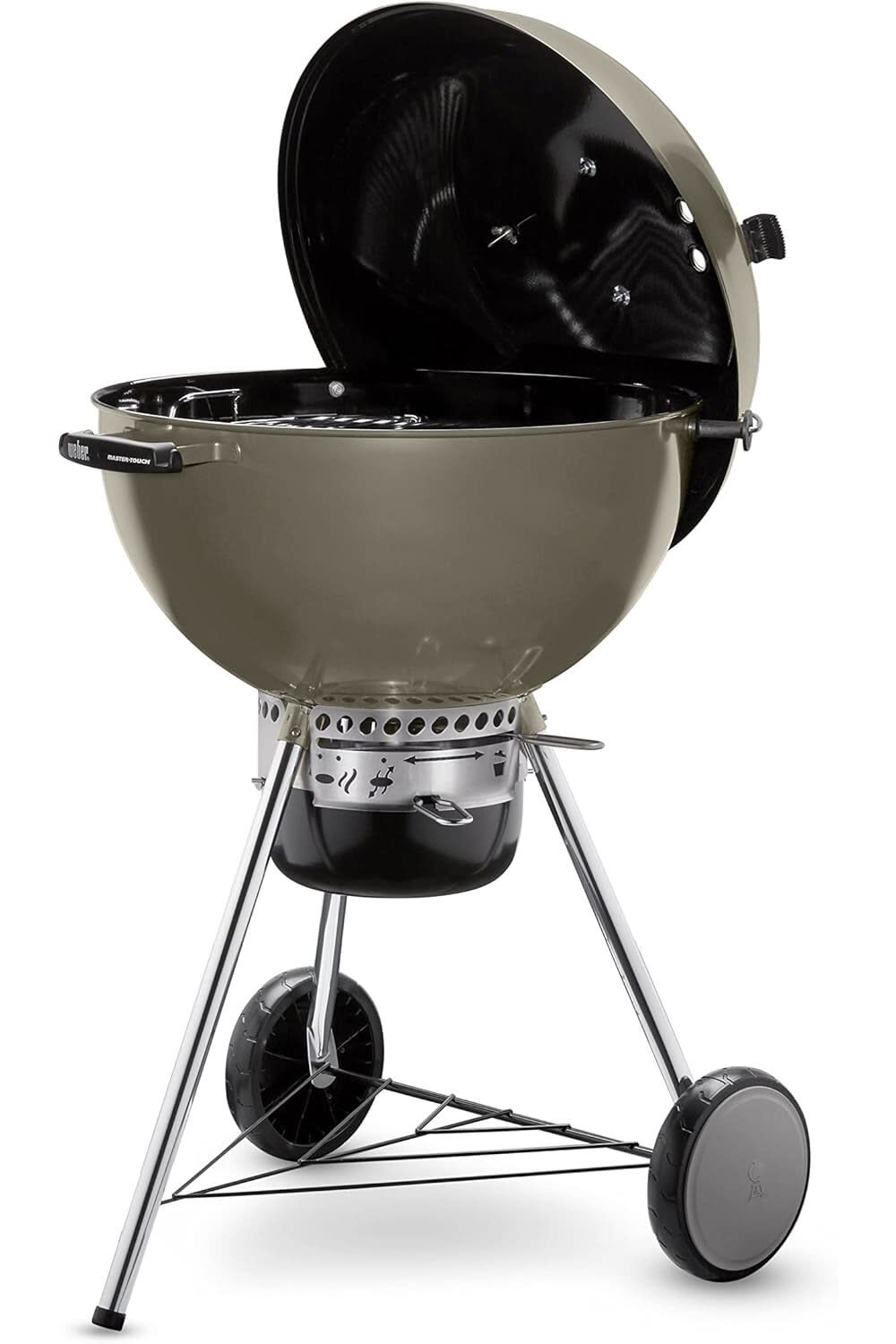 Weber Master-Touch 22 Inch Charcoal Grill with Built-In Thermometer, Smoke, large image number 2