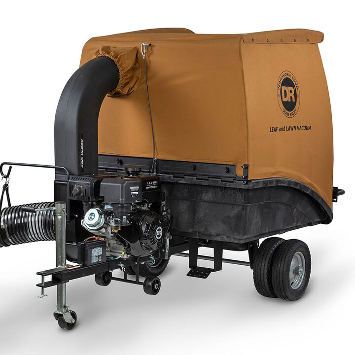 DR Power Equipment PRO XL330 11.7HP 389 cc Gas Powered Electric Start Tow Behind Leaf Vacuum