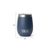 YETI Rambler 10 Oz Wine Tumbler with Magslider Lid Rescue Red, small image number 3