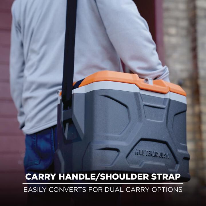 Ergodyne Chill Its 5170 Industrial Hard Sided Cooler 17 Quart Single Orange & Gray, large image number 5