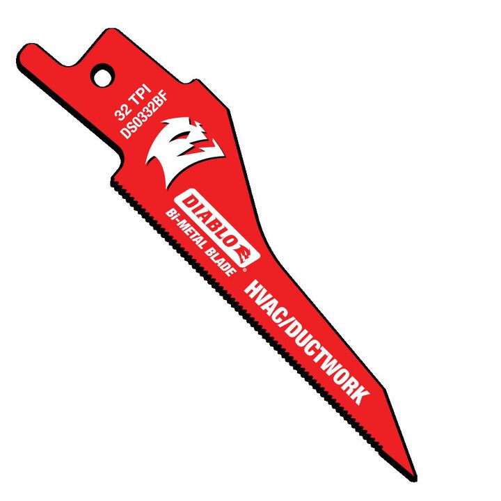 Diablo Tools 3 1/4 Inch HVAC/Ductwork Bi Metal Reciprocating Blade