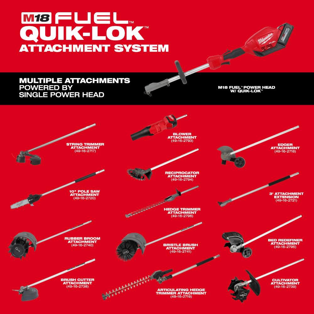 Milwaukee M18 FUEL QUIK-LOK Blower Attachment - Reconditioned, large image number 2